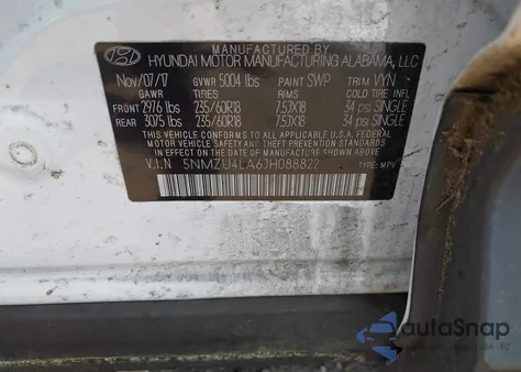 2018 Hyundai Santa Fe Sport from USA, damaged, VIN 5NMZU4LA6JH088822